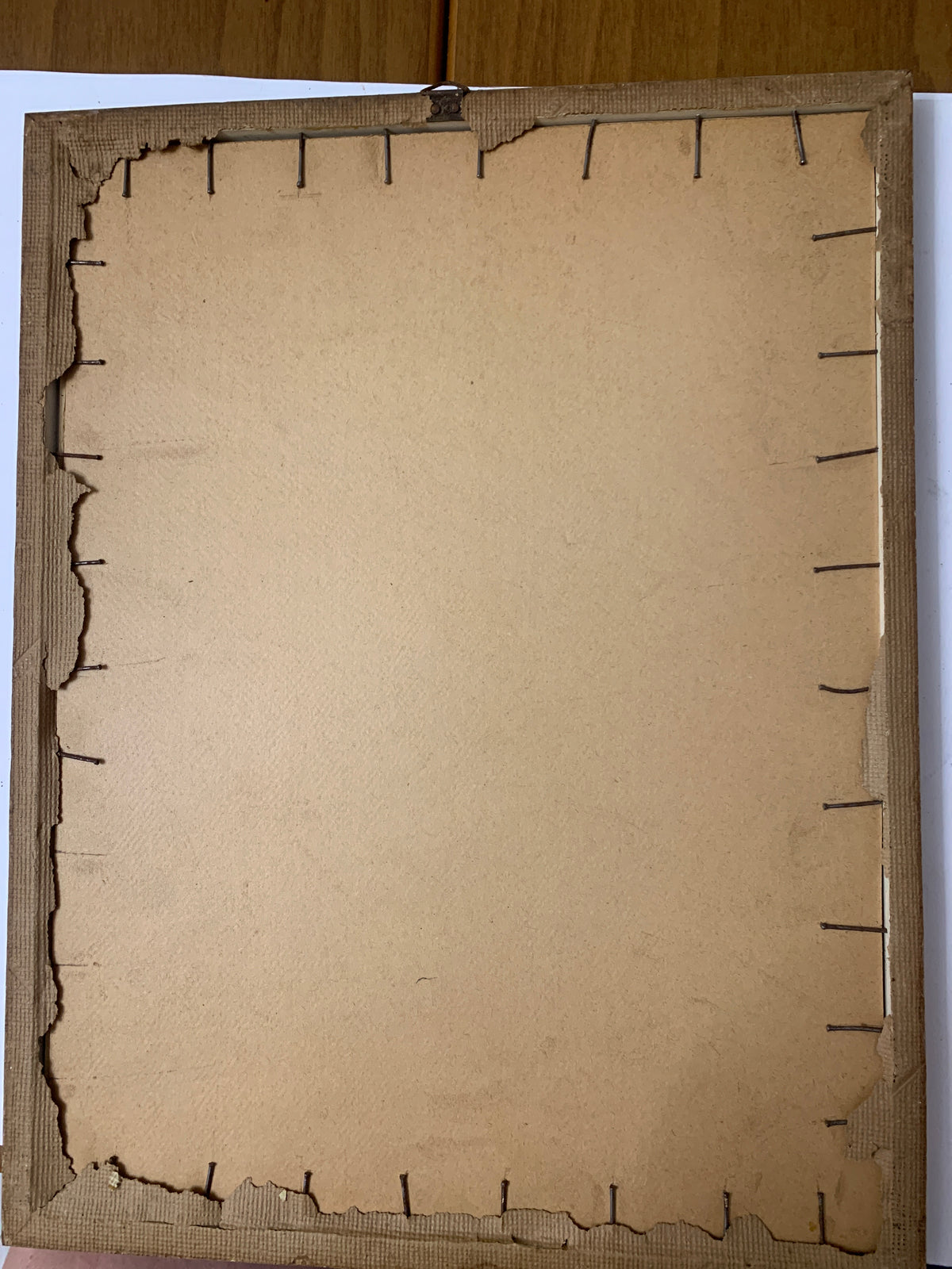 Quadro vintage con stampa botanica "Mazzo di Anemoni" - Con cornice in legno dorato e vetro