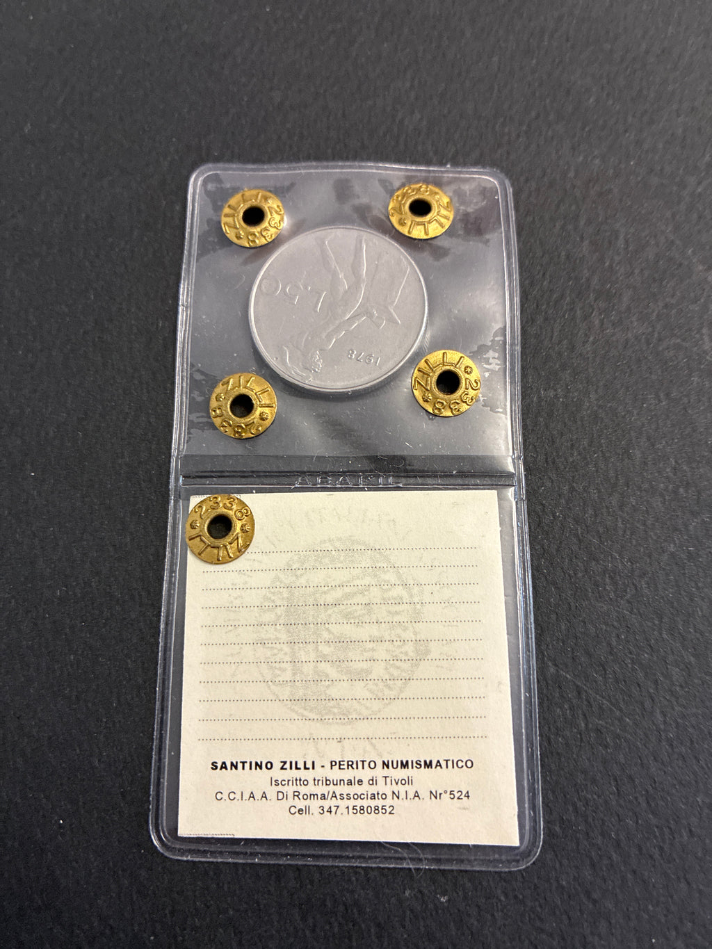 50 Lire 1978 Vulcano - Manca il Segno di Zecca - Periziata SPL Zilli - Rif 136