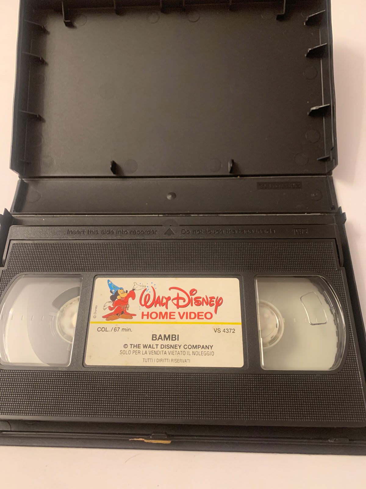 Lotto 2 VHS Walt Disney - Bambi e Il Libro della Giungla
