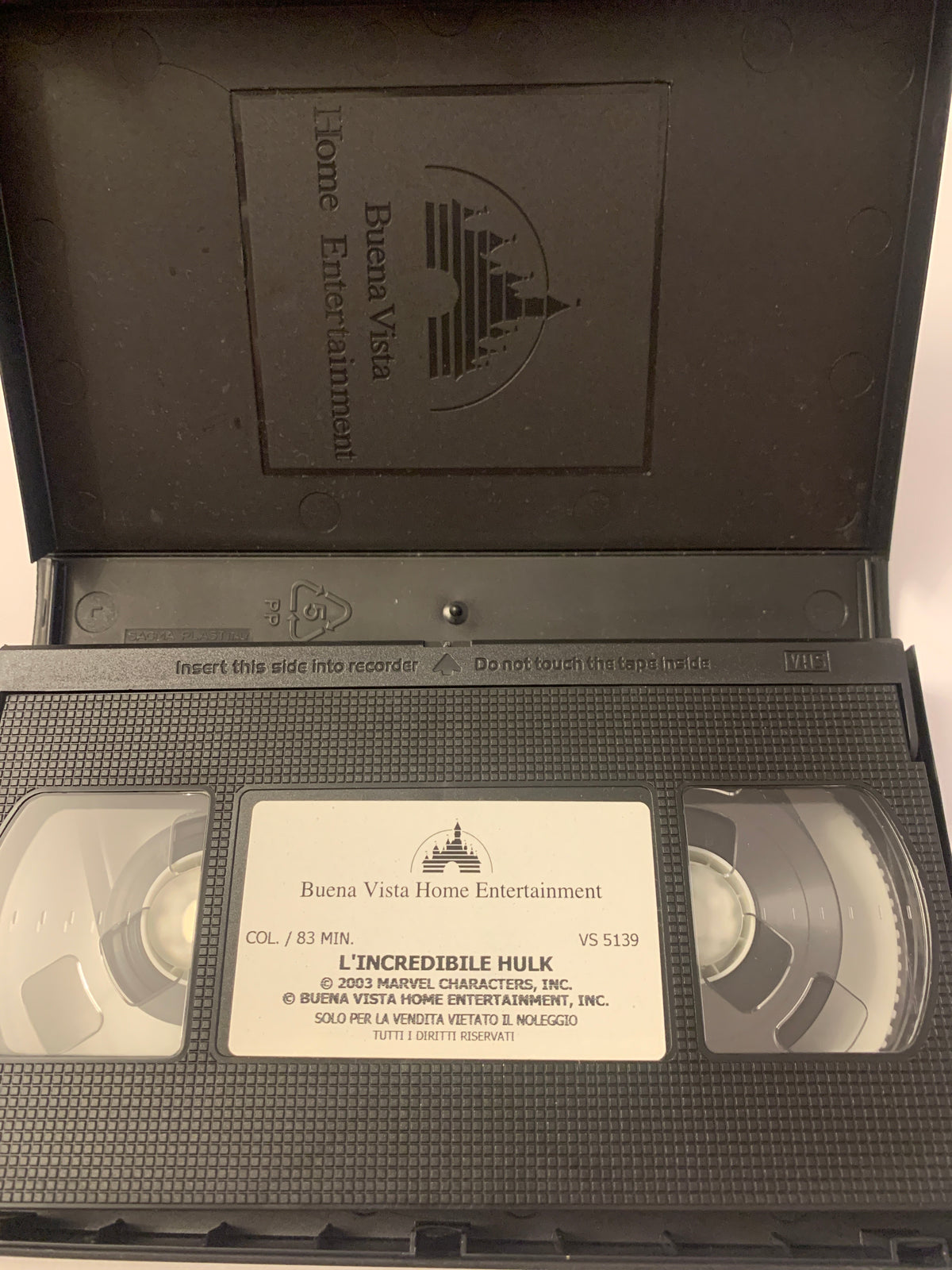 Lotto 2 VHS Marvel "L'Incredibile Hulk" e "Spider-Man - Scontro Finale" Serie Anni '90