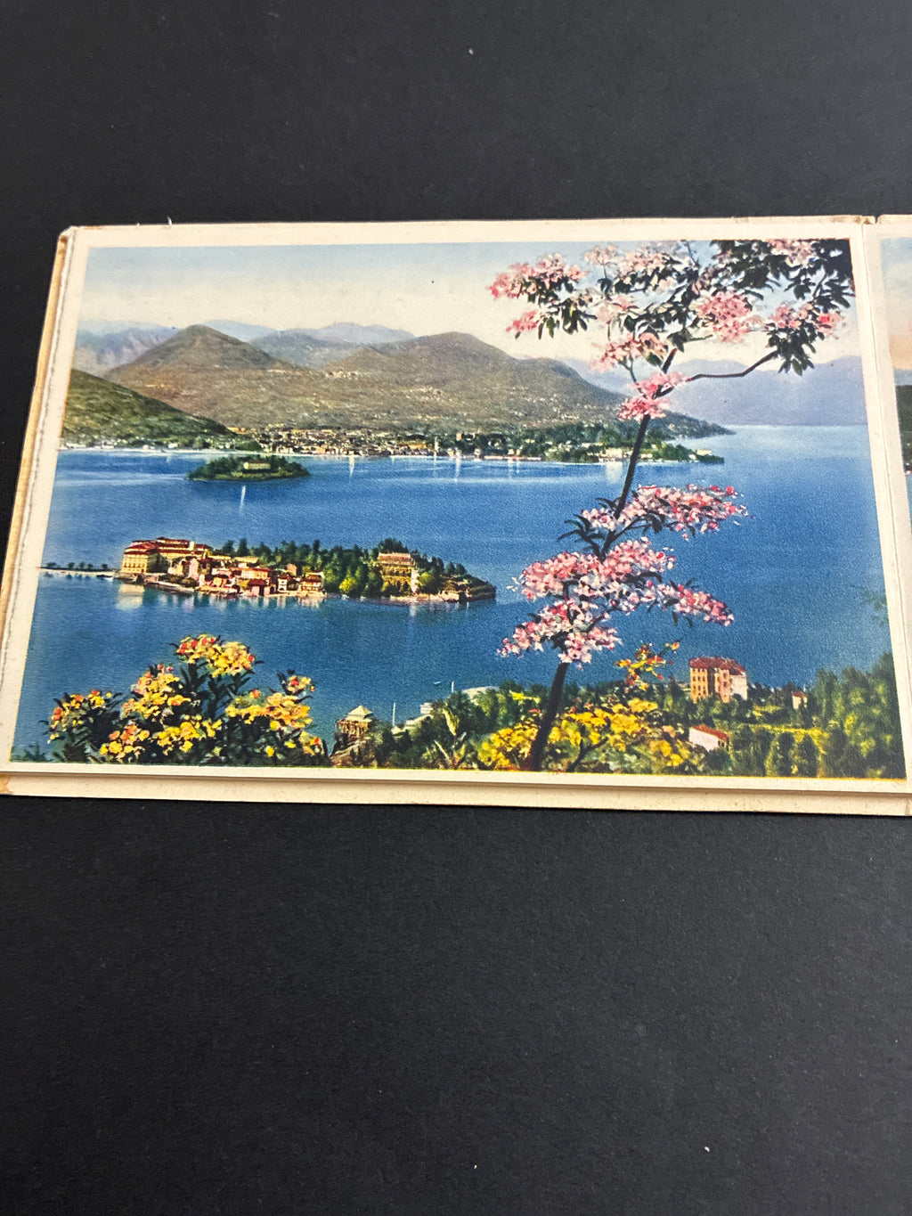 Libretto a fisarmonica "Ricordo dell'Isola Bella" - Edizioni A. Preda Milano