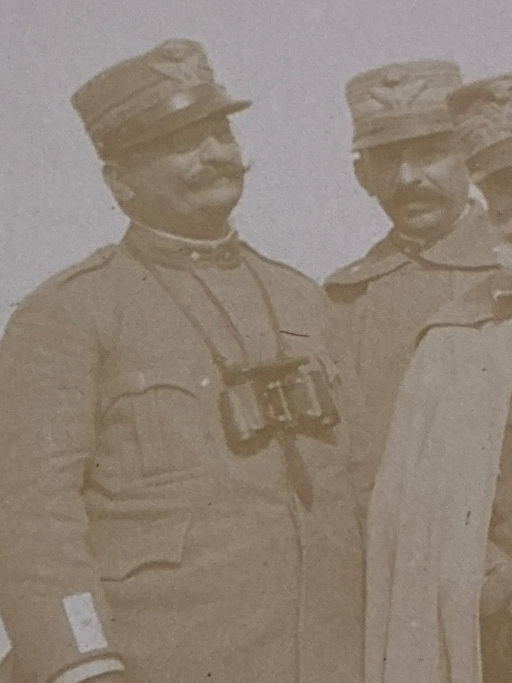 Foto Epoca Re Vittorio Emanuele III e il Duca d'Aosta Emanuele Filiberto della Terza Armata