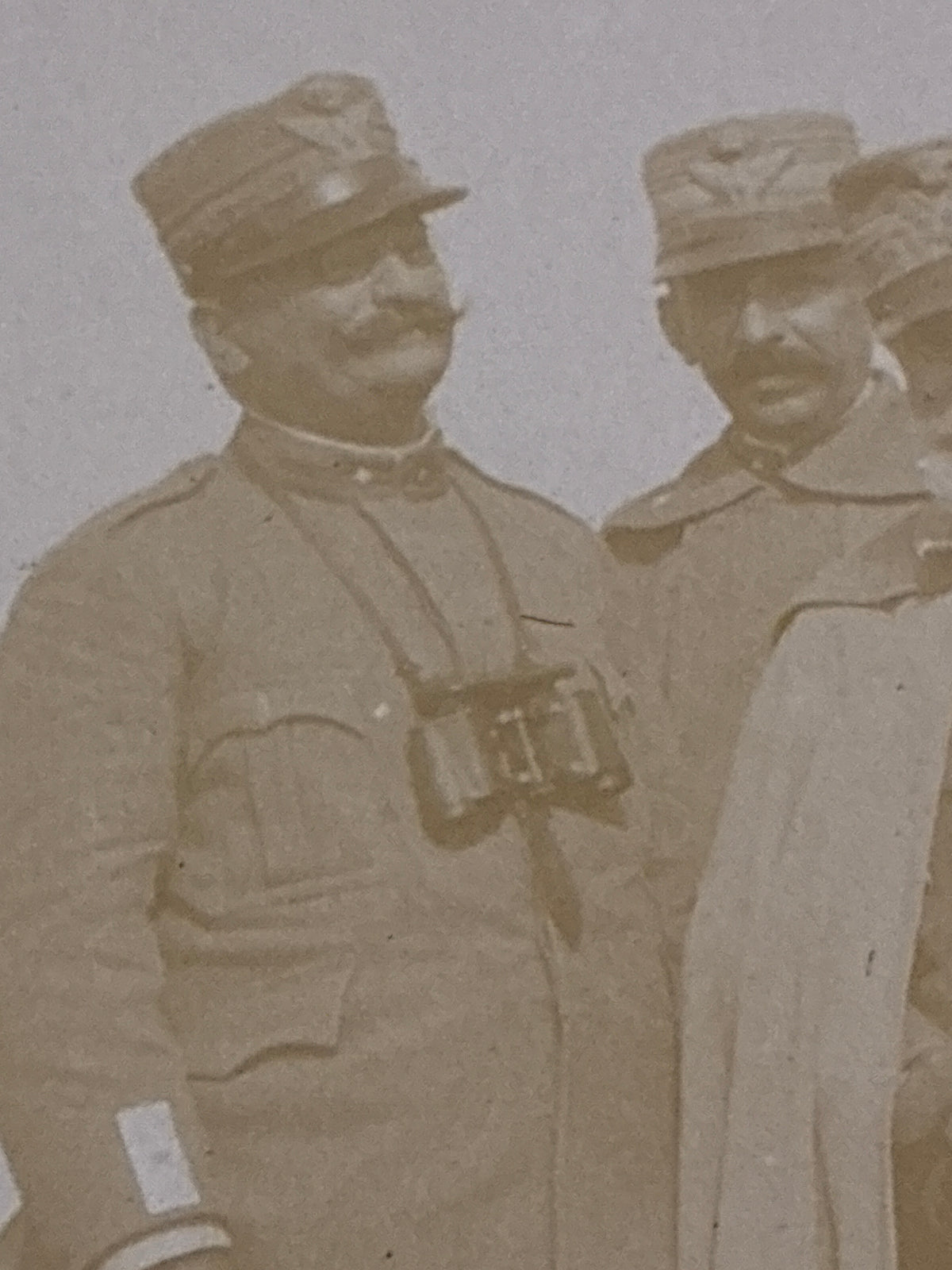 Foto Epoca Re Vittorio Emanuele III e il Duca d'Aosta Emanuele Filiberto della Terza Armata