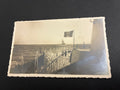 Foto d'Epoca Regia Marina Militare Bandiera Regno d'Italia e Incrociatore