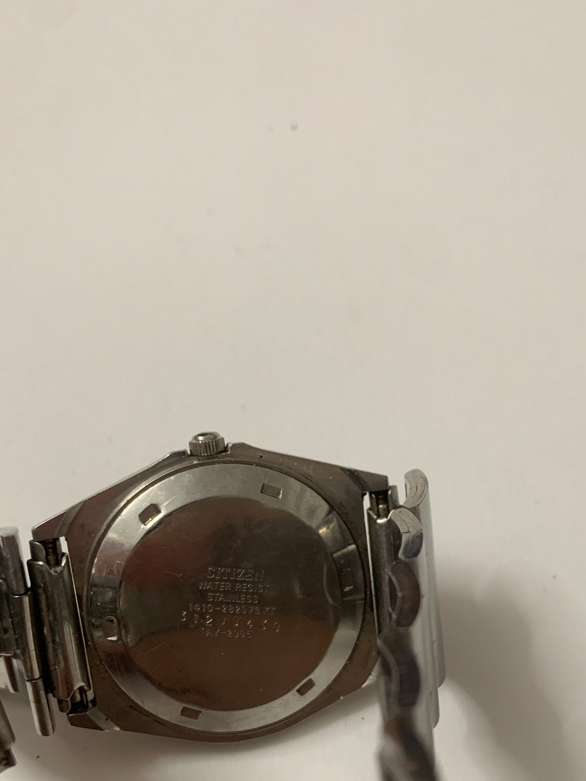 Orologio Vintage Citizen Seven Quartz Acciaio Quadrante Bianco Con Data