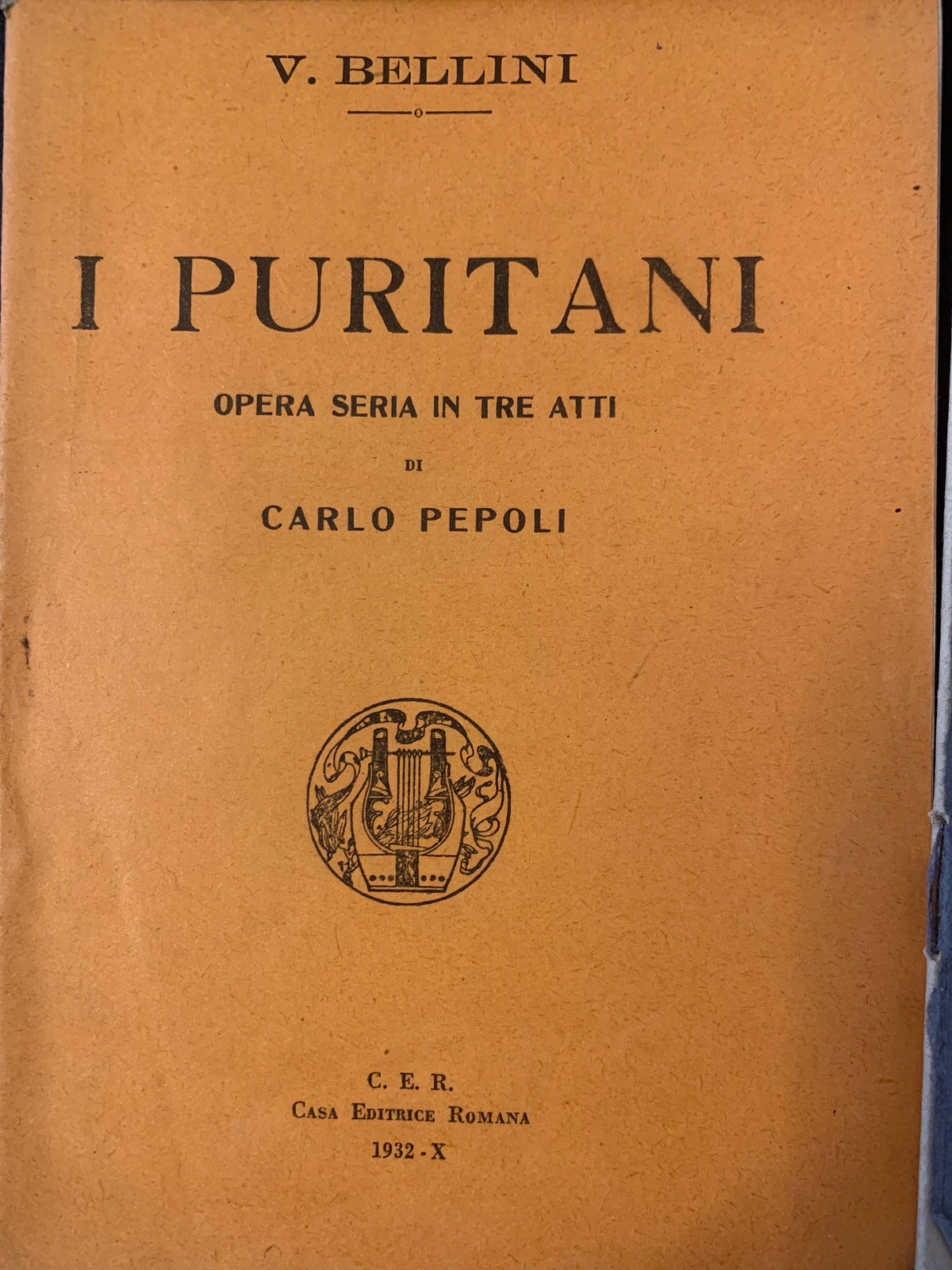 Lotto 4 Libretti d'Opera D'Epoca Rossini Boito Bellini Mefistofele Guglielmo Tell Puritani