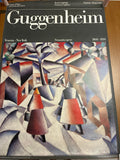 Manifesto Guggenheim Roma 1982 con opera di Kazimir Malevič