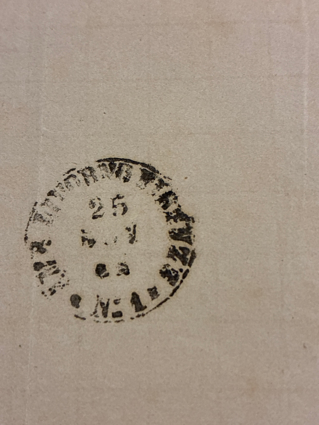 Lettera del Regno d'Italia (1863) con 15 c. del secondo tipo ex coll. Curzio Batini, da Follonica a Firenze con transito Ambulante Livorno-Firenzek