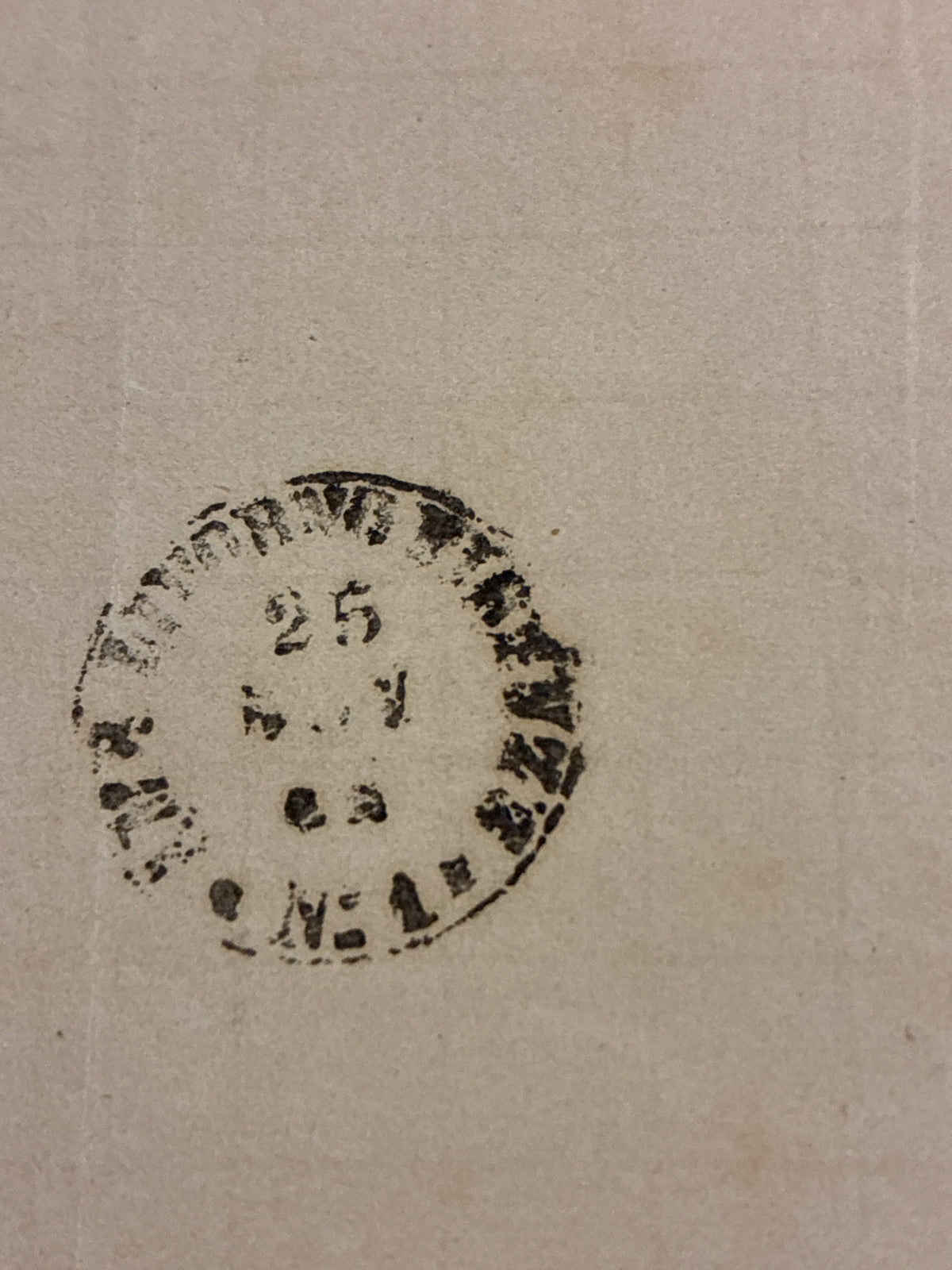 Lettera del Regno d'Italia (1863) con 15 c. del secondo tipo ex coll. Curzio Batini, da Follonica a Firenze con transito Ambulante Livorno-Firenzek