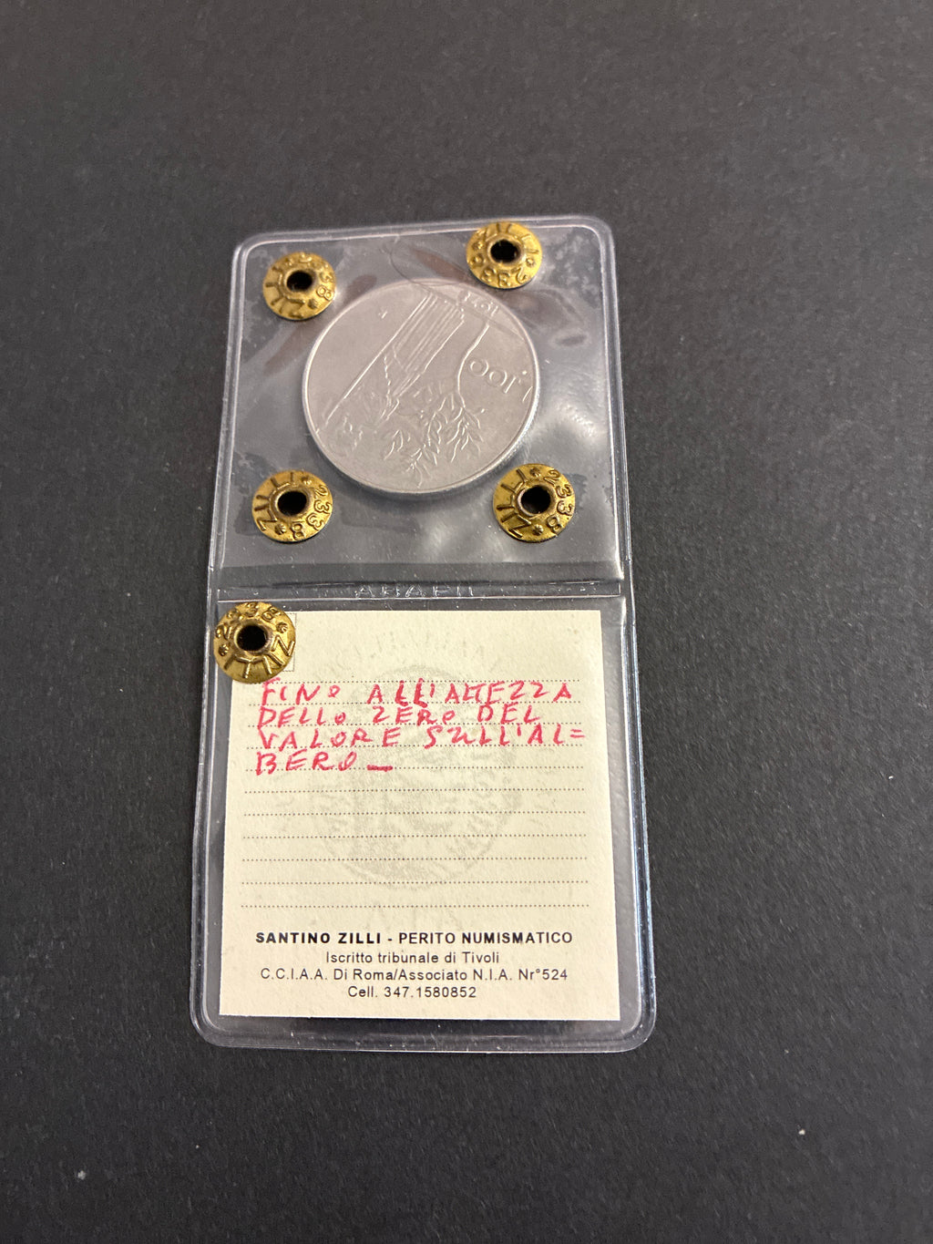 100 Lire 1978 "Rottura del Tondello dal Bordo" - Periziata