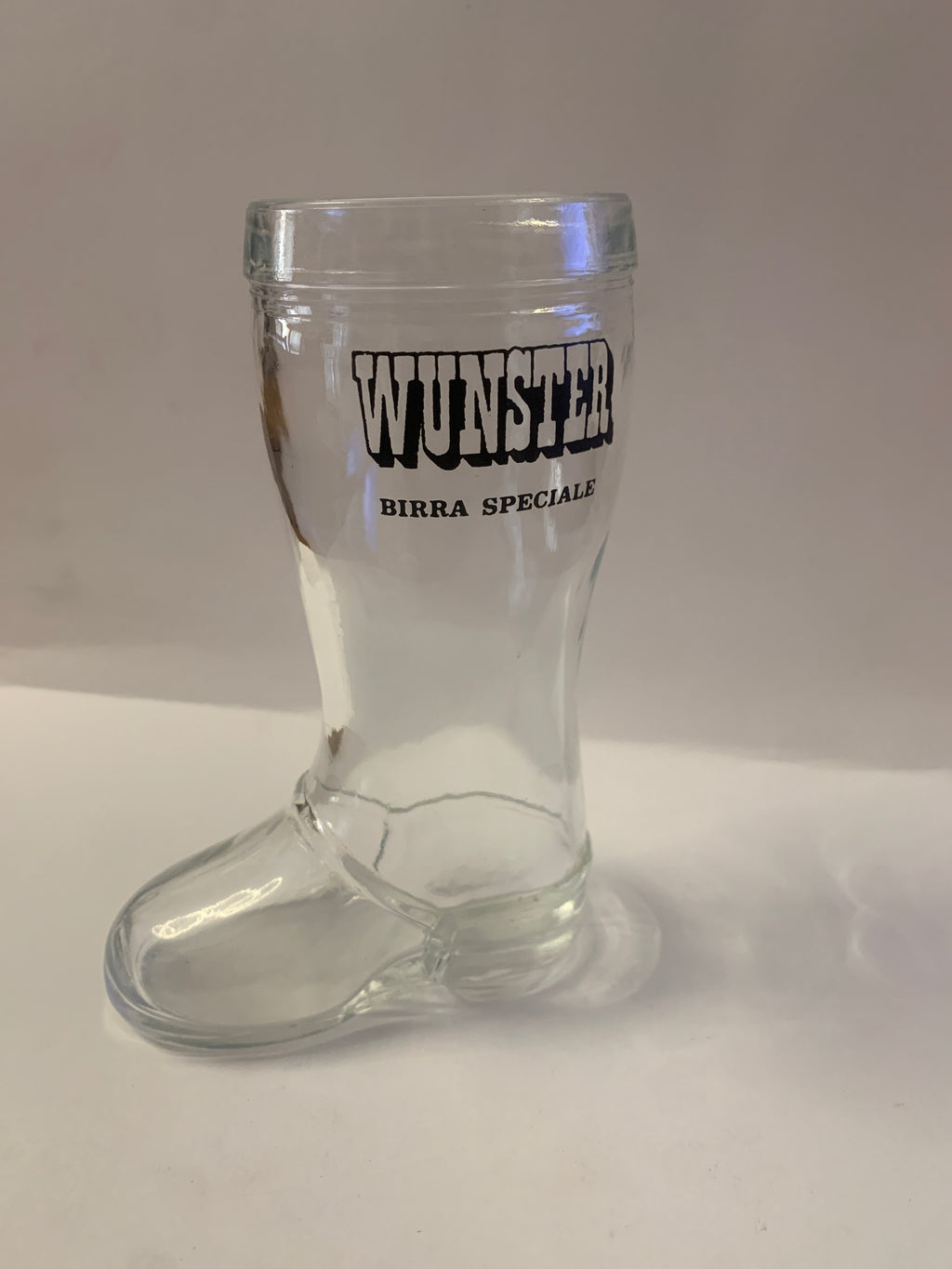 Bicchiere da birra vintage a forma di stivale Von Wunster Birra Speciale