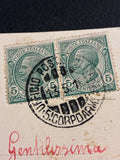 Rara Cartolina WW1 S. Giorgio di Perlena 1916 - 7° Alpini Battaglione Val Berico da Zona di Guerra