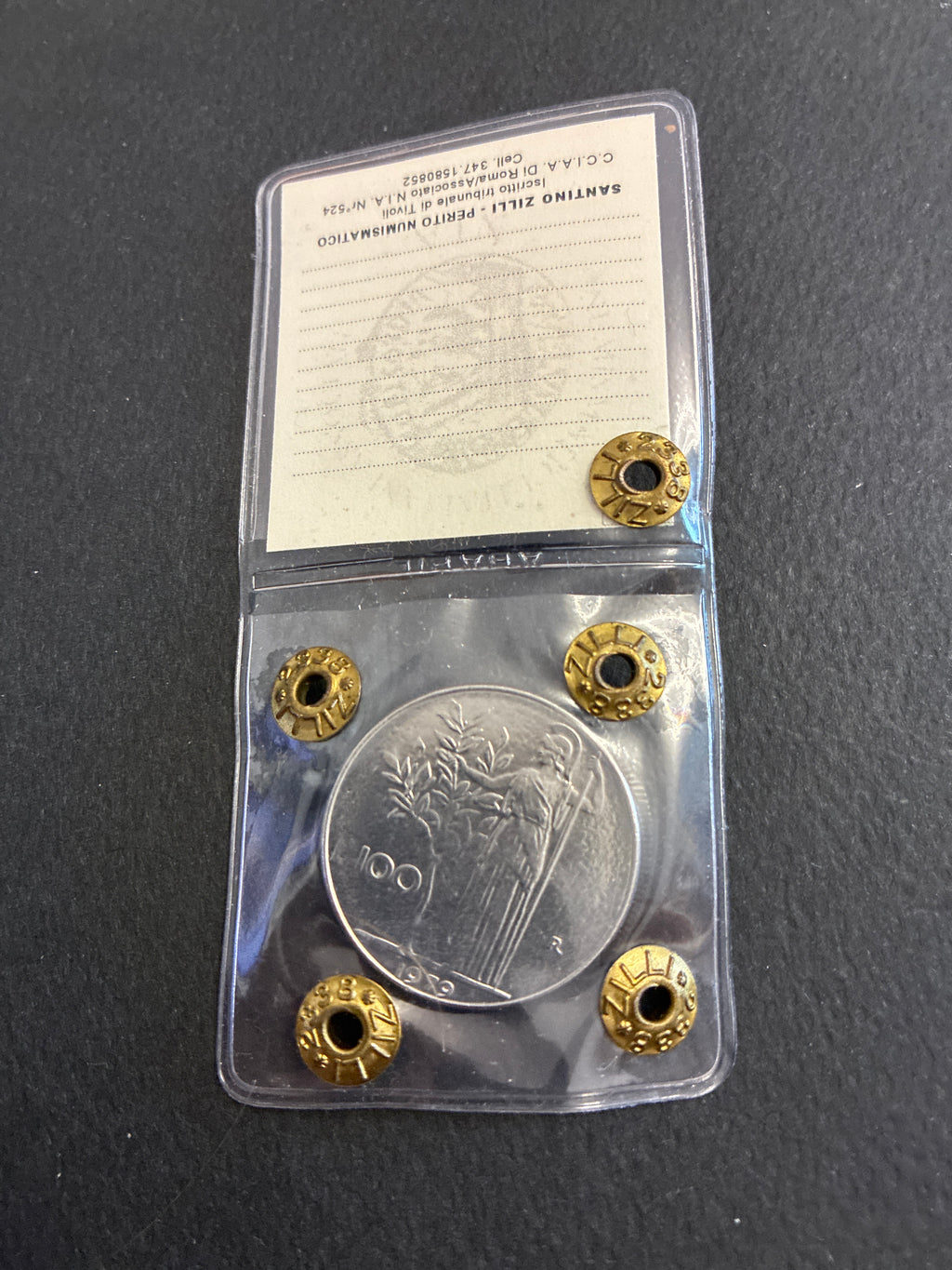 100 Lire 1979 Minerva Manca L'Orecchio Periziata SPL