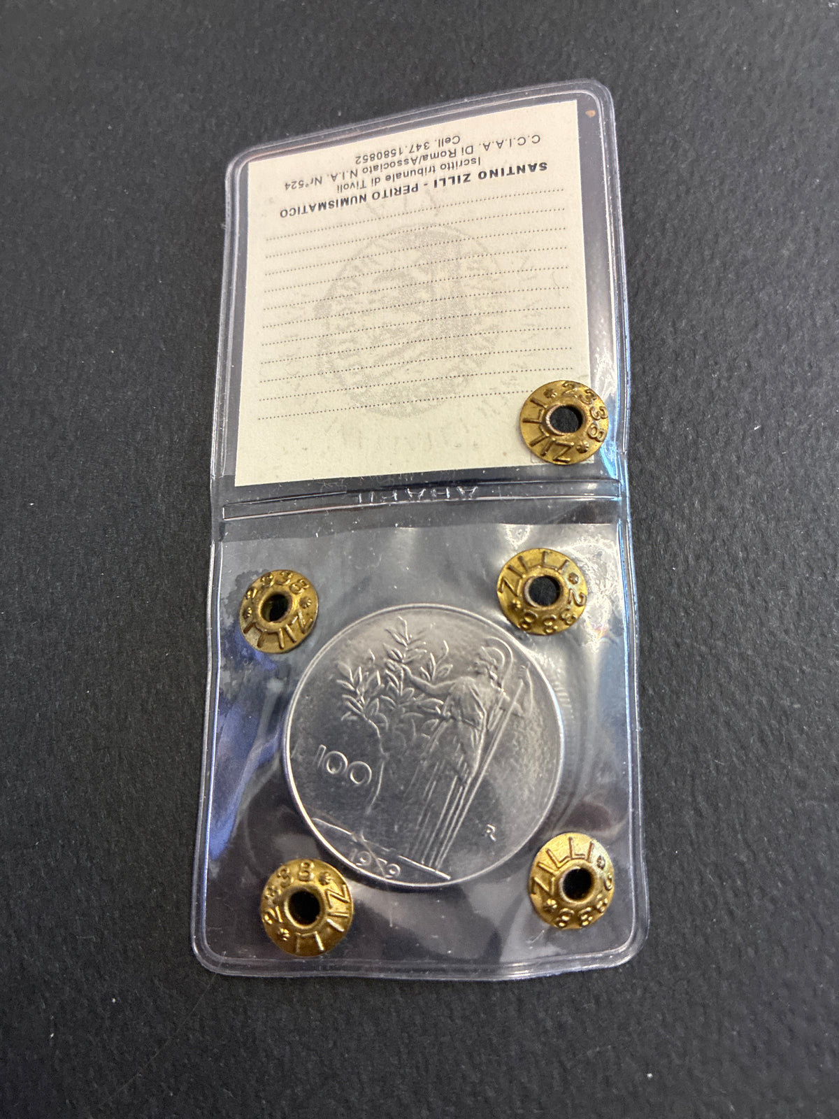 100 Lire 1979 Minerva Manca L'Orecchio Periziata SPL