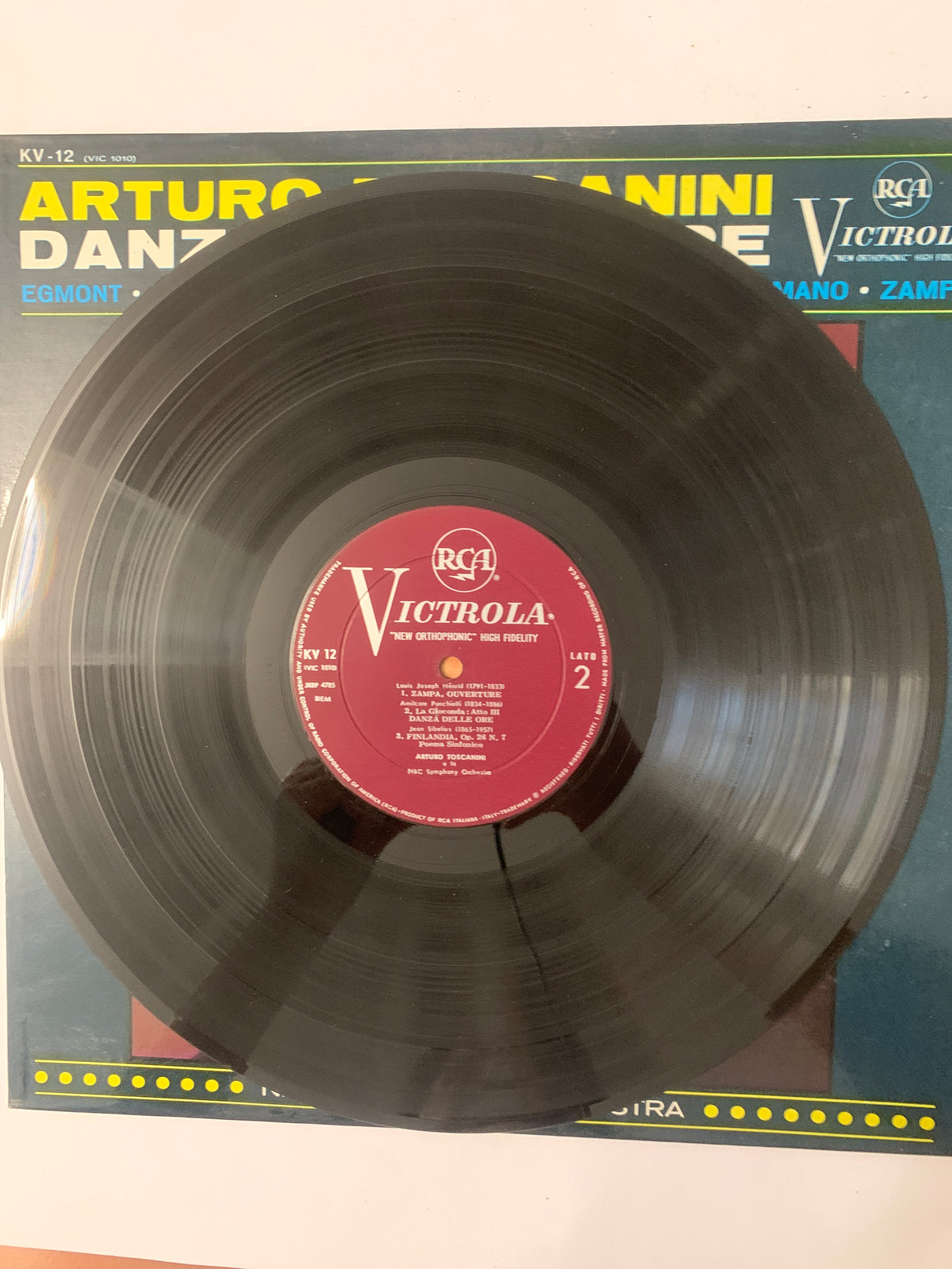 Arturo Toscanini, NBC Symphony Orchestra – Danza Delle Ore (RCA Victrola – KV-12 / VIC 1010)