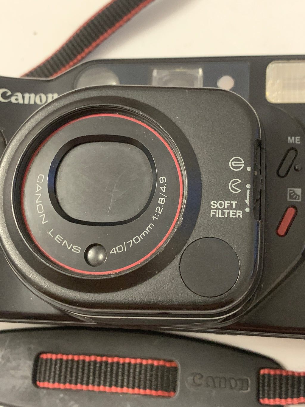 Fotocamera Analogica 35mm Canon Sure Shot Tele - Vintage Compact Camera