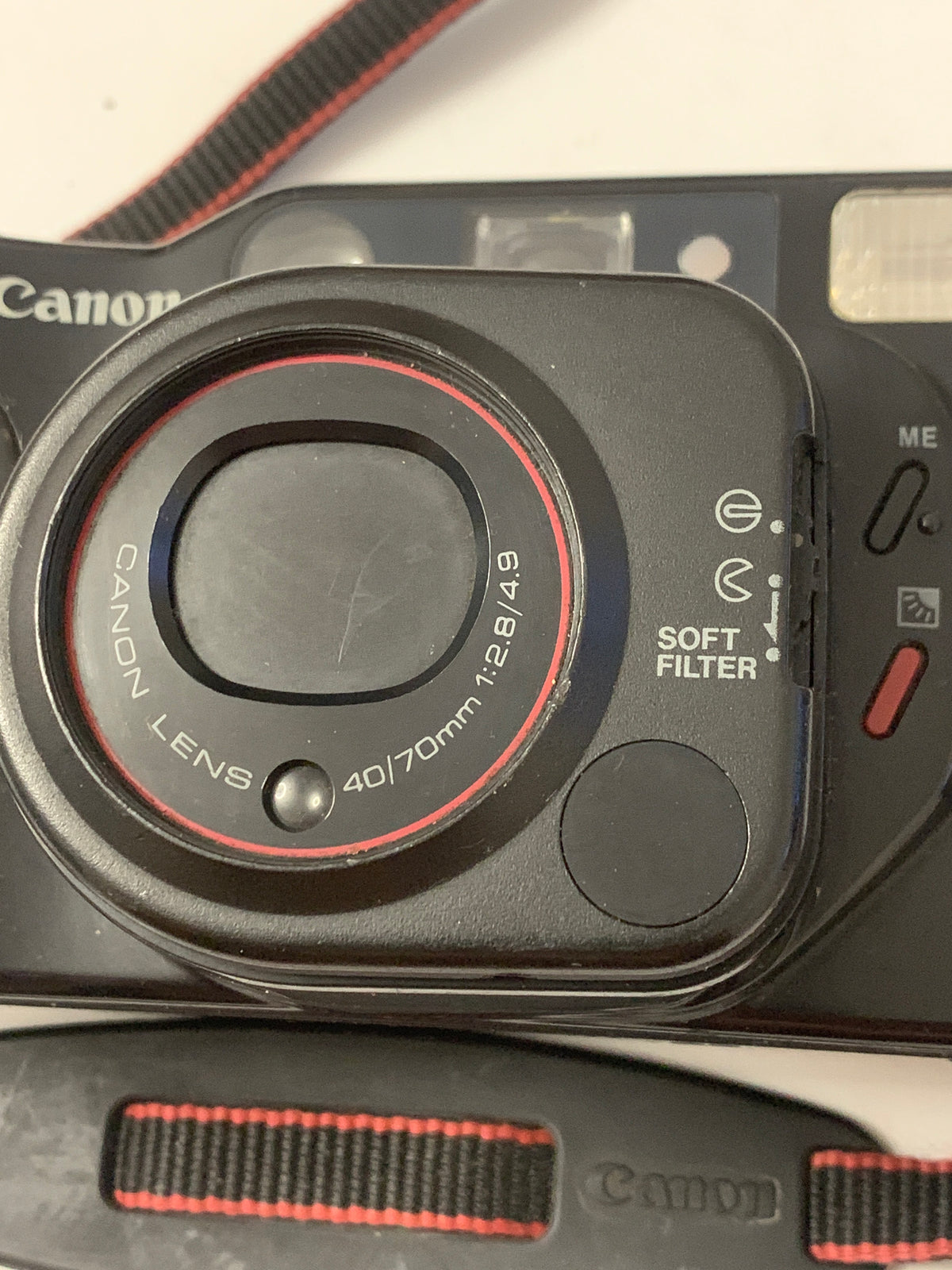 Fotocamera Analogica 35mm Canon Sure Shot Tele - Vintage Compact Camera