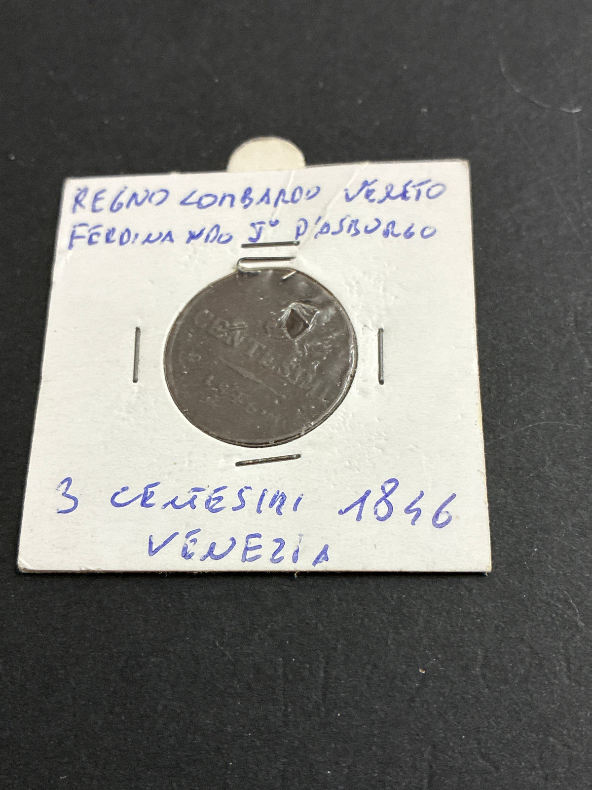 3 centesimi 1846 Venezia Regno Lombardo-Veneto