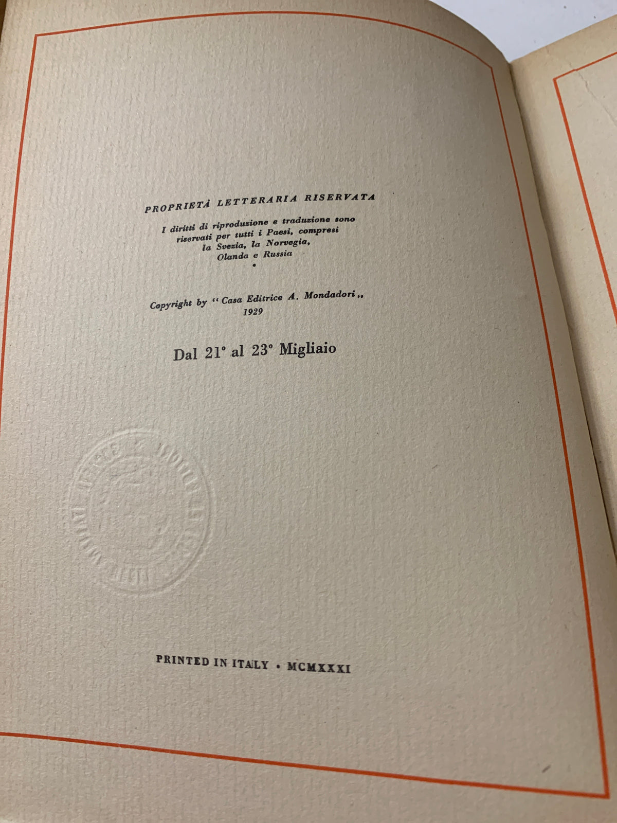 Trilussa - Libro N. 9 - Mondadori 1931 - Rilegatura in Pelle