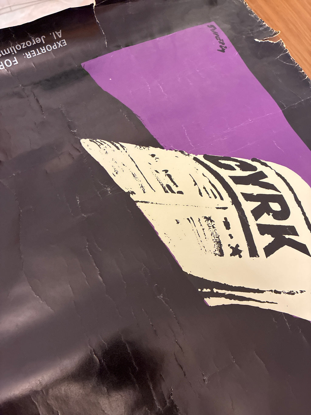 Manifesto Originale 1974 "Cyrk" Waldemar Świerzy - Autentico DESA