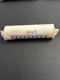 10 Lire Spighe 1969 Rotolino Cartaceo d'Epoca Fatto a Mano Monete da Verificare