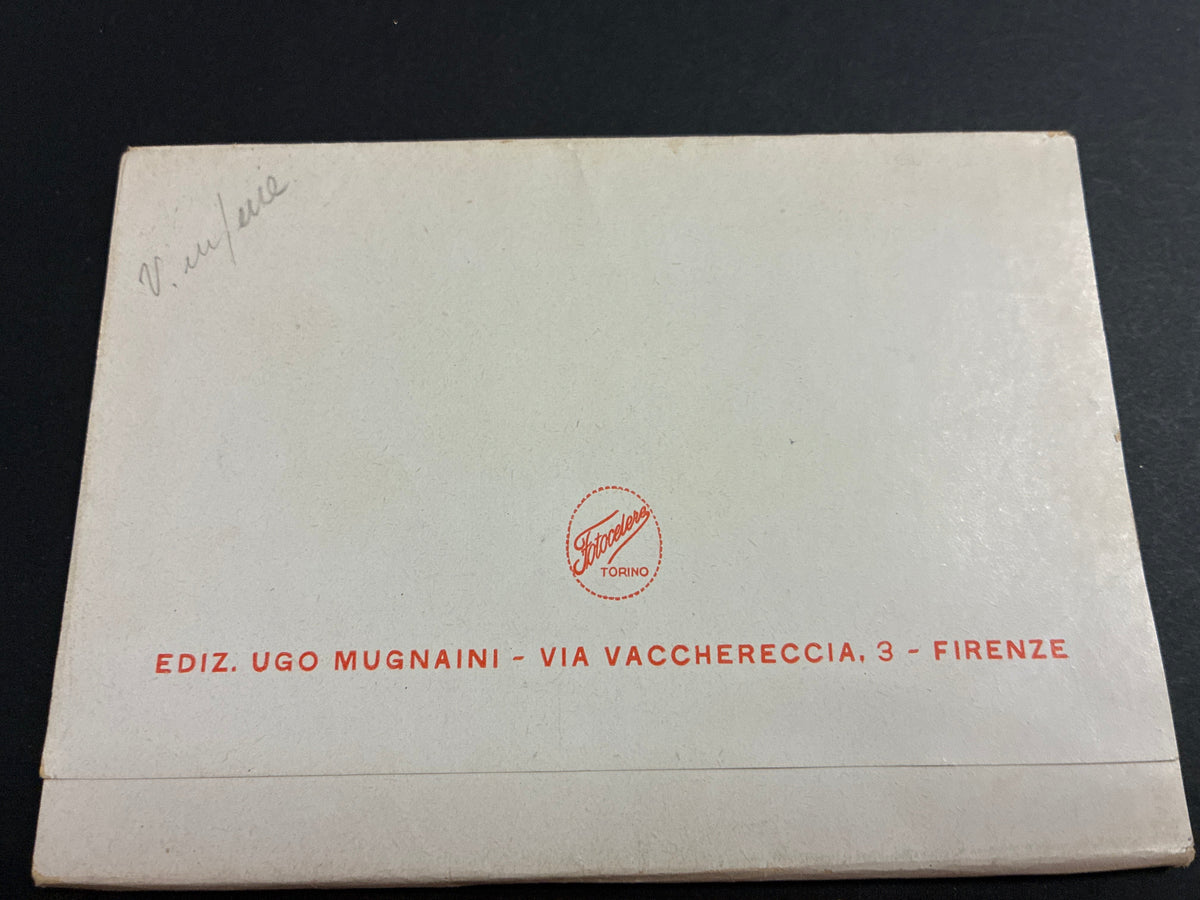 Libretto Souvenir Vintage "Firenze - 12 Vere Fotografie" Edizioni Ugo Mugnaini / Fotocelere Torino - Il Battistero e La Porta del Paradiso, Anni '30/'50 (Completo)
