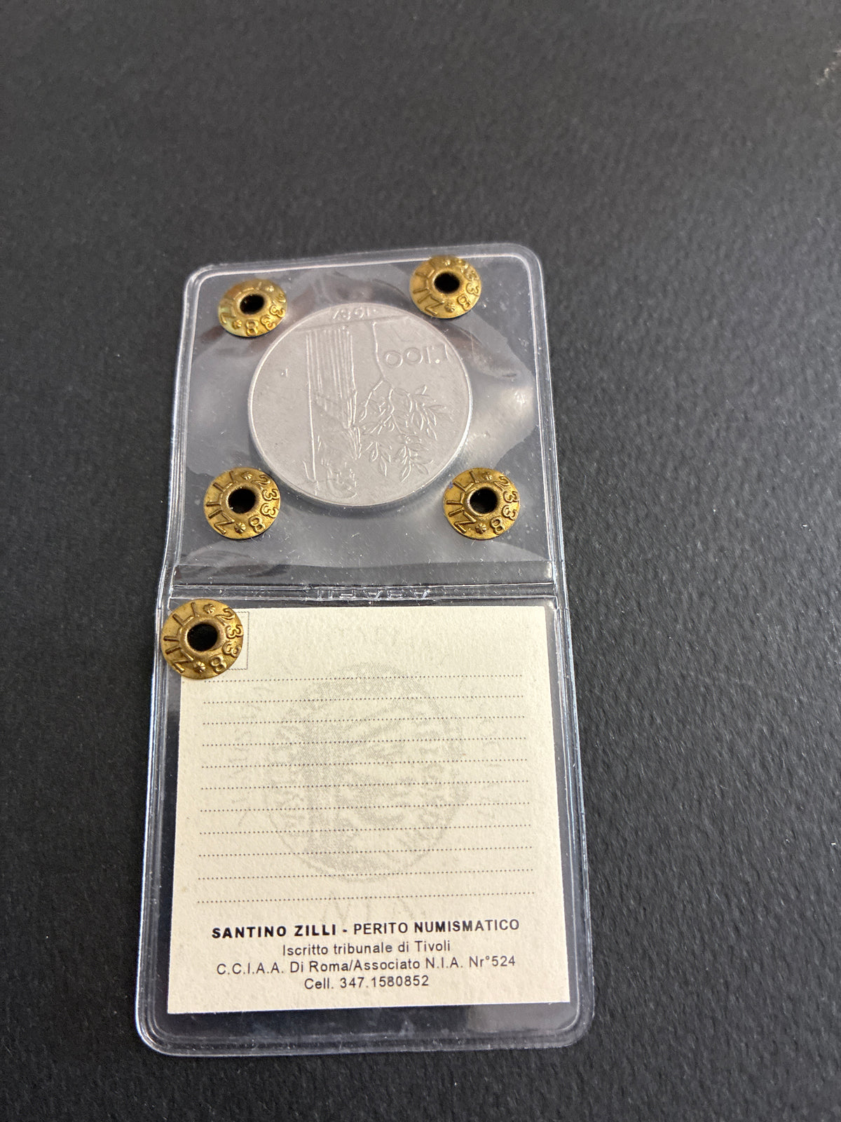 Moneta 100 Lire 1987 BB con errore di conio periziata Zilli