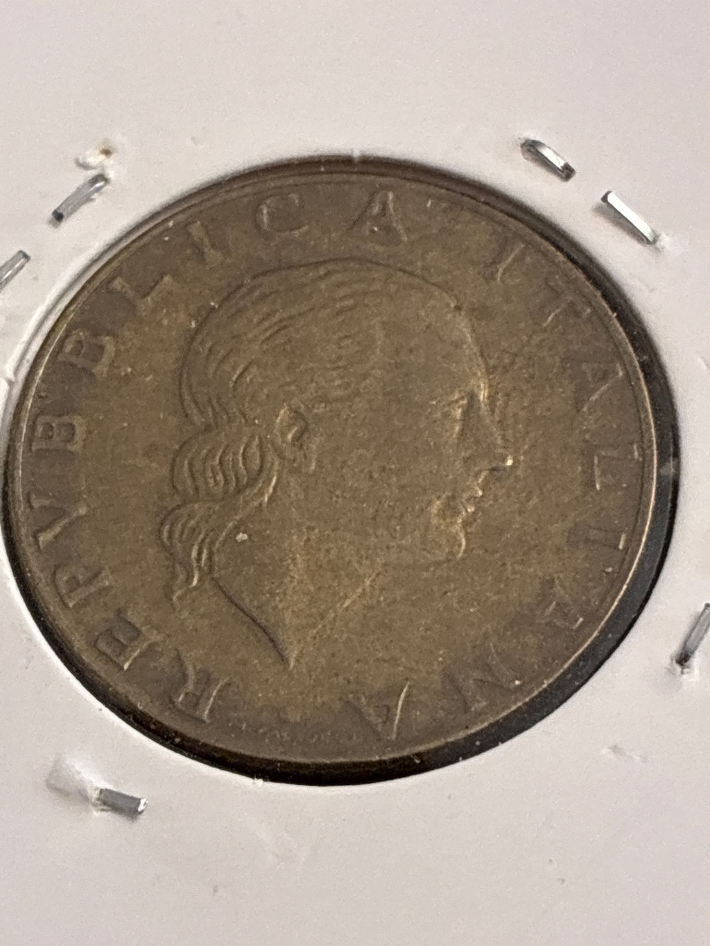 200 lire del 1993 Aeronautica Militare falso d'epoca con peso calante a 5,10 grammi