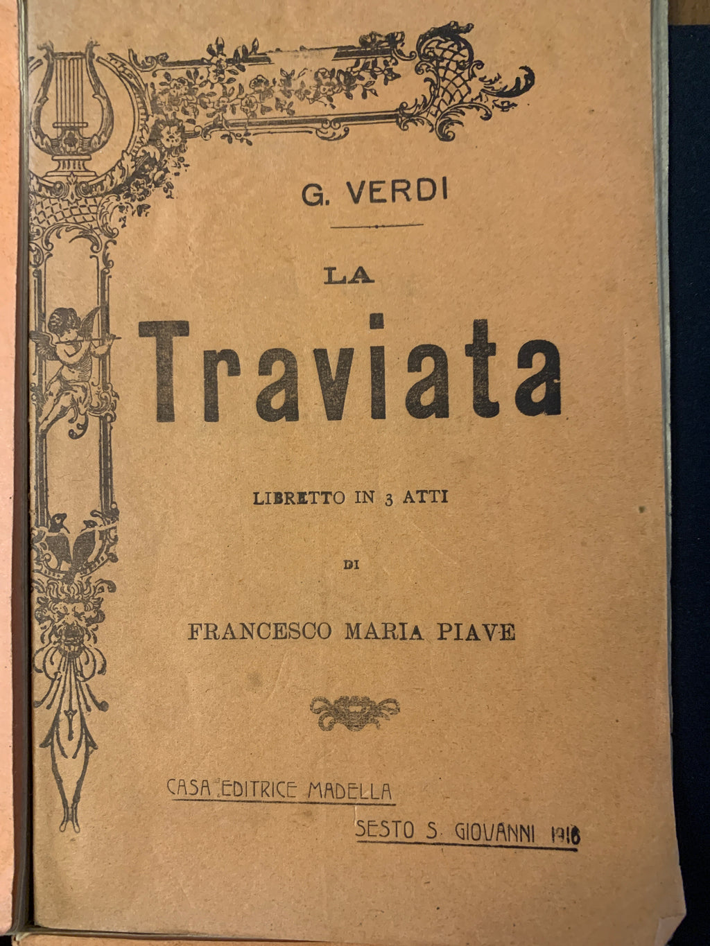 Lotto 4 Libretti d'Opera Lirica D'Epoca Verdi Donizetti La Traviata Trovatore Favorita