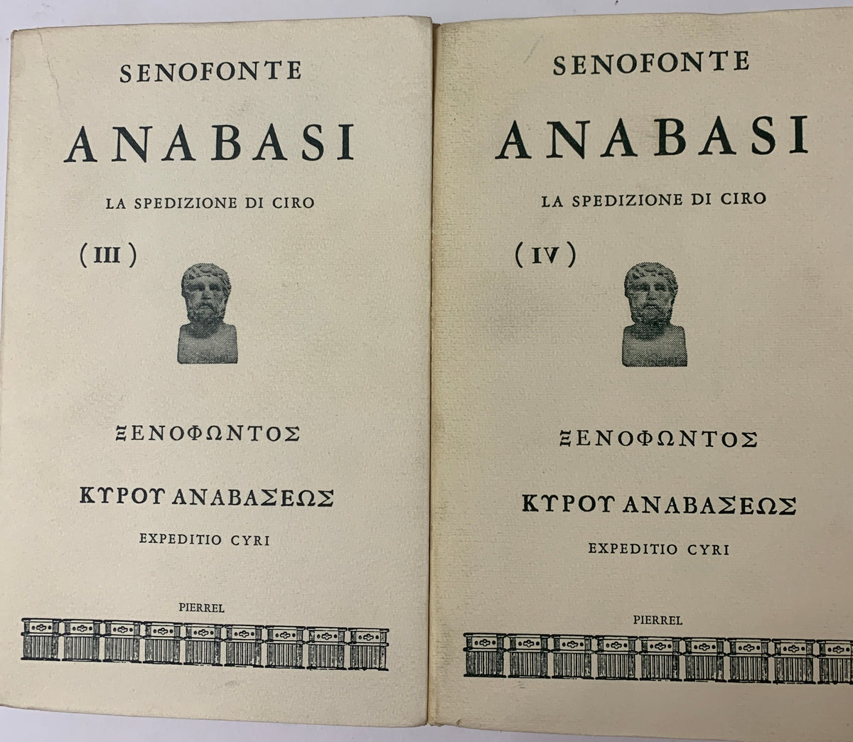 Libro Senofonte - Anabasi: La Spedizione di Ciro - Opera Completa in 4 Volumi con Cofanetto - Edizione Pierrel